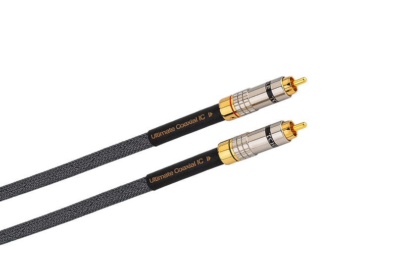 Кабель межблочный аудио Tchernov Cable Ultimate Coaxial IC / Analog RCA 1 m артикул 330750Si-1