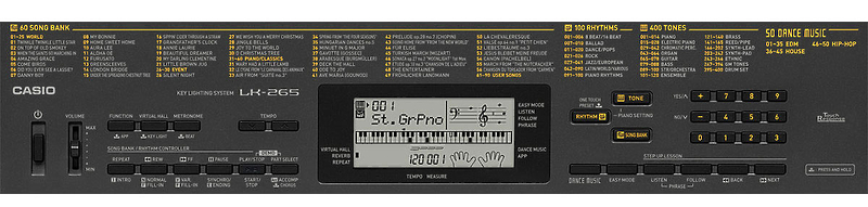 Клавишный инструмент Casio LK-265 артикул 165694Si-1 фото 4