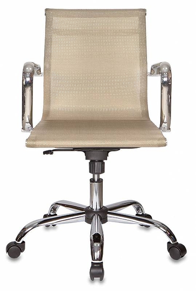Кресло Бюрократ CH-993-LOW/GOLD (Office chair CH-993-Low gold gauze low back cross metal хром) артикул 263487Si-1 фото 3