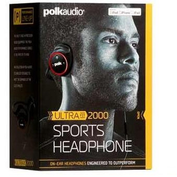 Наушники Polk audio UltraFit 2000 white/orange артикул 114567FV-1 фото 4