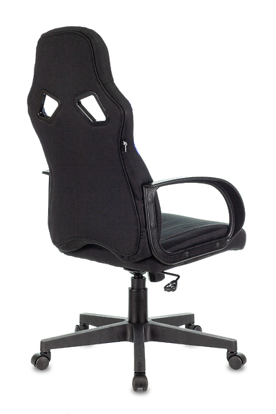 Кресло Zombie RUNNER BLUE (Game chair RUNNER black/blue textile/eco.leather cross plastic) артикул 263237Si-1 фото 5