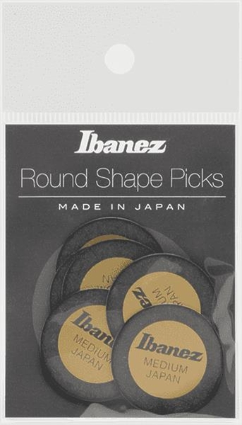 Медиаторы Ibanez Round Shape PPA1M-BK (6шт.) артикул 306517Si-1