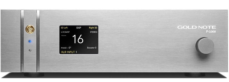 Предварительный усилитель Gold Note P-1000 MKII silver артикул 251510Si-1
