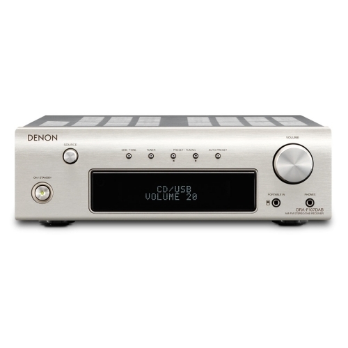 Стереоусилитель Denon DRA-F107 DAB premium silver артикул 327045FV-1