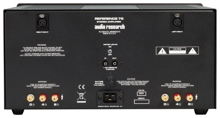 Audio Research Reference 75 black артикул 112713Si-1 фото 3