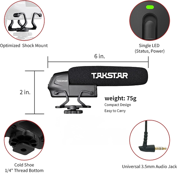 Микрофон Takstar SGC-600 артикул 275733Si-1 фото 5