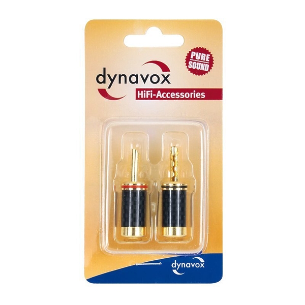 Разъемы Dynavox BANANA CARBON RED/BLACK (207621) артикул 208953Si-1 фото 3