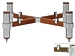 Подставка под Hi-Fi компоненты Solid Tech Rack of Silence 1 Regular Walnut/Silver