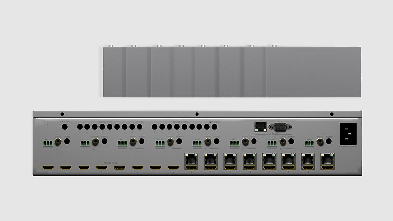 Мультирум-система HDanywhere MHUB PRO (8x8) 4k 70m комплект + 8 RX артикул 261706Si-1 фото 3