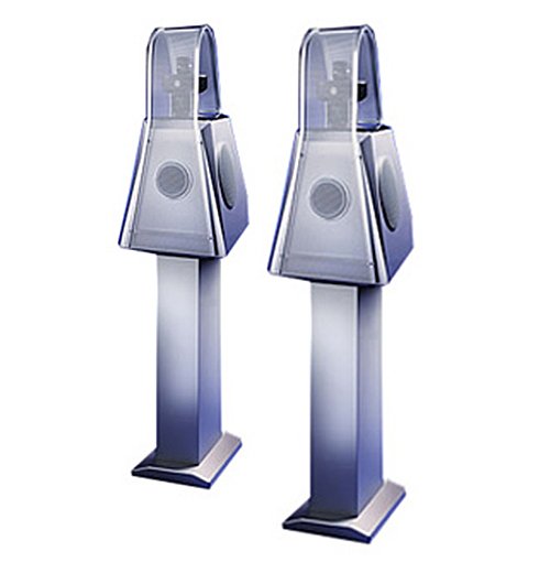 Подставка под акустику MBL 120 piano silver артикул 134452Si-1
