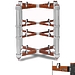 Подставка под Hi-Fi компоненты Solid Tech Rack of Silence 4 Regular Cherry/Black