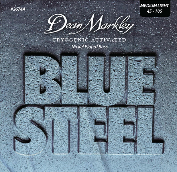 Струны для бас-гитары Dean Markley DM2674A Blue Steel NPS артикул 332726Si-1