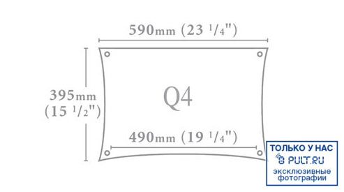 Модульная подставка Quadraspire Q4 glass (полка) артикул 112664FV-1 фото 4