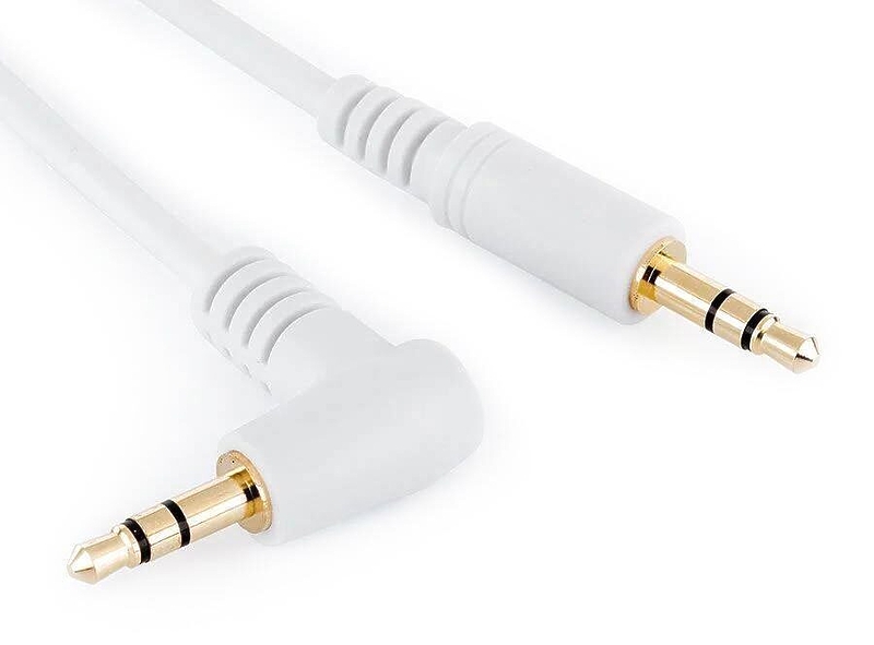 Аудио кабель Eagle Cable HIGH STANDARD Mini (m) - Mini 90° (m) wh. 0,8 m, 20071308 артикул 250187Si-1