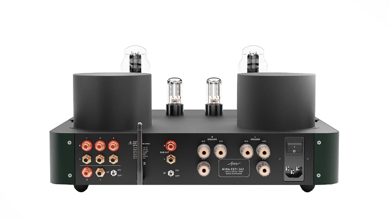 Ламповый интегральный усилитель Fezz Audio Mira Ceti 2A3 EVO Evergreen артикул 332487Si-1 фото 5
