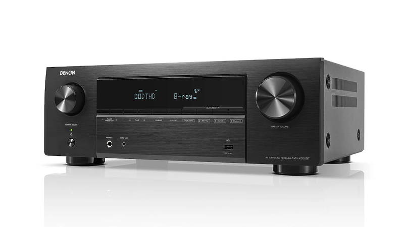 AV ресивер Denon AVR-X580BT артикул 300784Si-1 фото 3