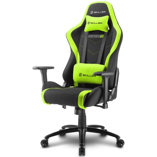 Кресло игровое Sharkoon SKILLER SGS2 BK/GN артикул 269912Si-1