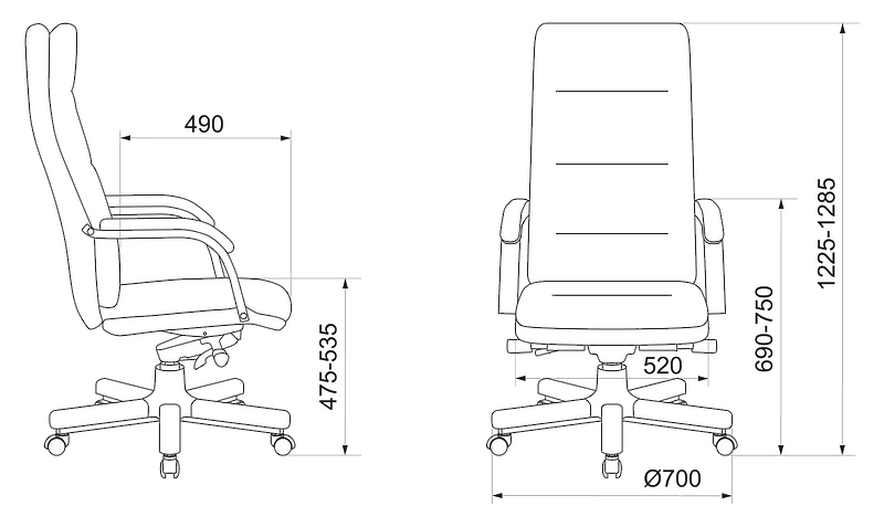 Кресло Бюрократ T-9927WALNUT/MUSTARD (Office chair T-9927WALNUT mustard leather cross metal/wood) артикул 263479Si-1 фото 6