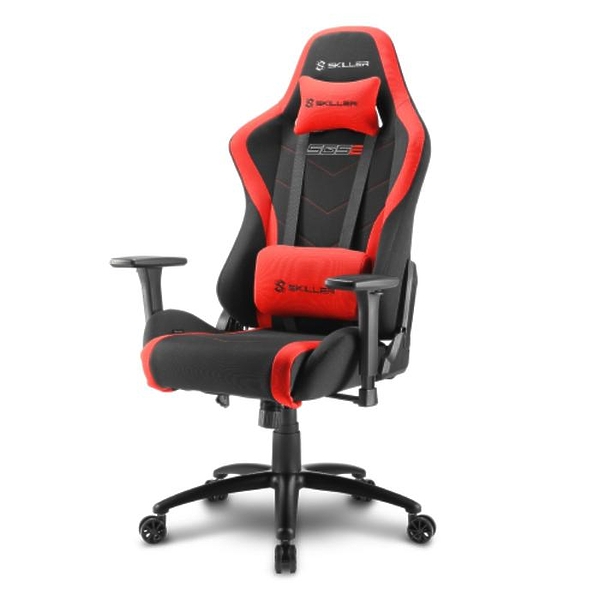 Кресло игровое Sharkoon SKILLER SGS2 BK/RD артикул 269913Si-1