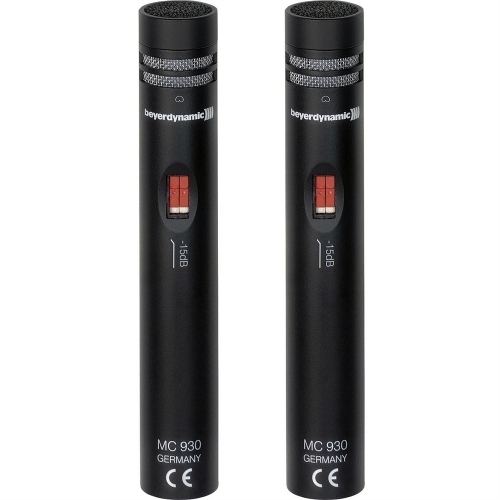 Beyerdynamic MC 930 Stereo-Set Пара микрофонов MC 930, в комплекте с ветрозащитами и кейсом. артикул 116420Si-1