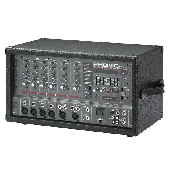 PHONIC POWERPOD 620 R активный микшерный пульт со встроенным усилителем артикул 290408-1