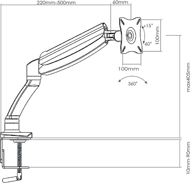 Кронштейн для телевизора Sonorous SUREFIX 715 артикул 255768Si-1 фото 3