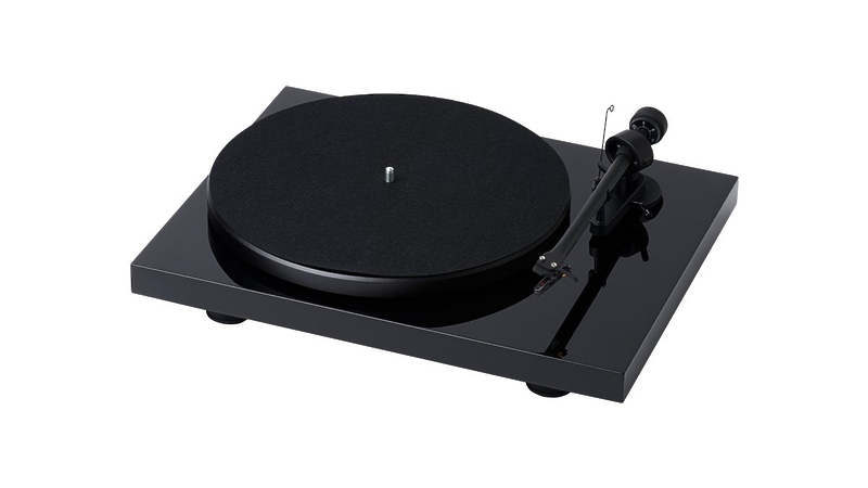 Виниловый проигрыватель Pro-Ject Debut RecordMaster II HG Black Piano OM5e артикул 271462Si-1