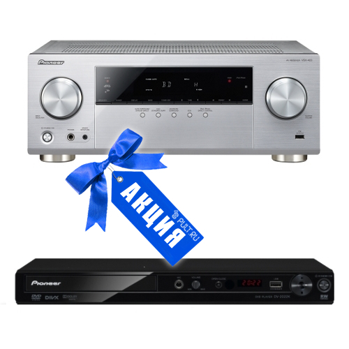 AV ресивер Pioneer VSX-423-S + DV-2022K артикул 102751Si-1