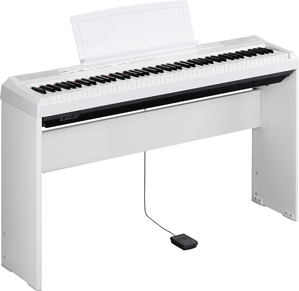 Клавишный инструмент Yamaha P-105WH артикул 136543Si-1 фото 3