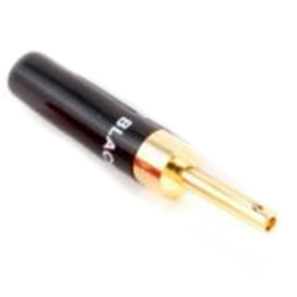 Разъем Black Rhodium Banana plug Gold plated до 4.5 mm black артикул 134139Si-1