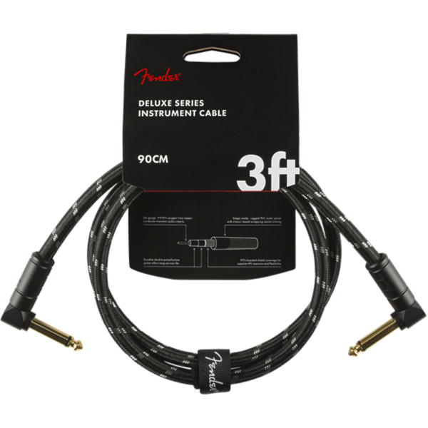 Инструментальный кабель FENDER DELUXE 3' INST CABLE BTD артикул 198105Si-1