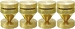 Демпферы с пятаками Dynavox 100818 gold