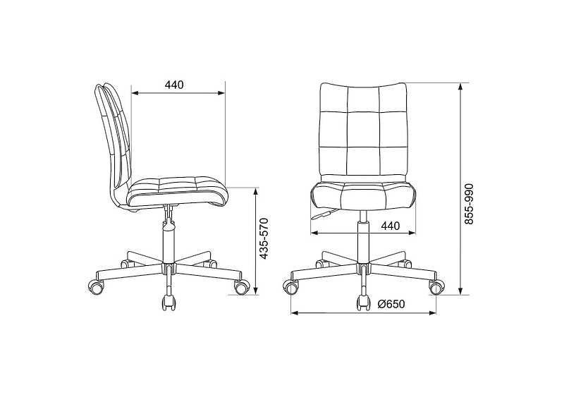 Кресло Бюрократ CH-330M/GREEN (Office chair CH-330M green Best 79 eco.leather cross metal хром) артикул 263227Si-1 фото 6