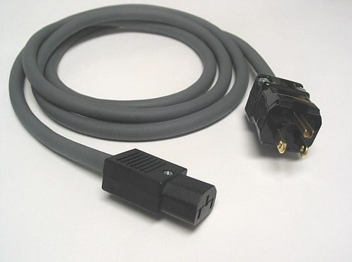 Кабель сетевой Straight Wire Gray Lightning 1m артикул 105867FV-1
