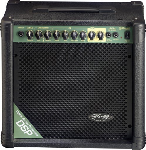 Комбо усилитель Stagg 20 GA DSP артикул 132394Si-1