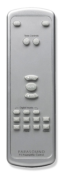 Предусилитель (стерео) Parasound P5 silver артикул 103988Si-1 фото 5