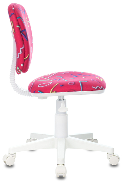 Кресло Бюрократ CH-W204NX/STICK-PK (Children chair CH-W204NX crimson Sticks 05 cross plastic plastik белый) артикул 263261Si-1 фото 4