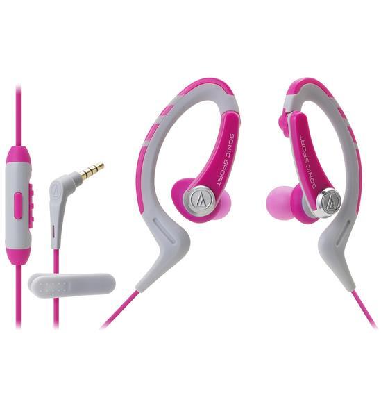 Наушники Audio Technica ATH-SPORT1iS pink артикул 150262Si-1