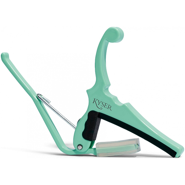 Каподастр для электрогитары Kyser KGEFSGA (для Fender Surf Green) артикул 291912Si-1