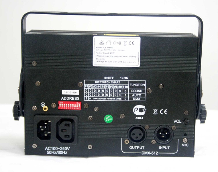 Involight SLL200RG лазерный эффект артикул 351780SI-1 фото 3