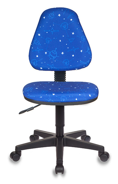 Кресло Бюрократ KD-4/COSMOS (Children chair KD-4 blue cosmos cross plastic) артикул 263298Si-1 фото 3