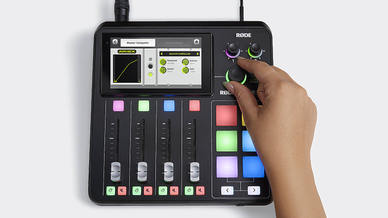Цифровой пульт для интернет-вещания Rode R?DECASTER DUO артикул 309669Si-1 фото 11