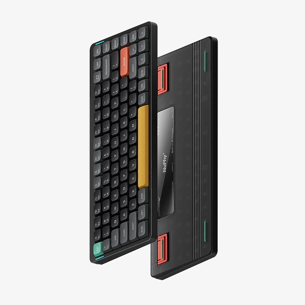 Беспроводная механическая клавиатура QMK Nuphy AIR75v2 Basalt Black, RGB, Hot Swap, Brown Switch артикул 324471Si-1 фото 5