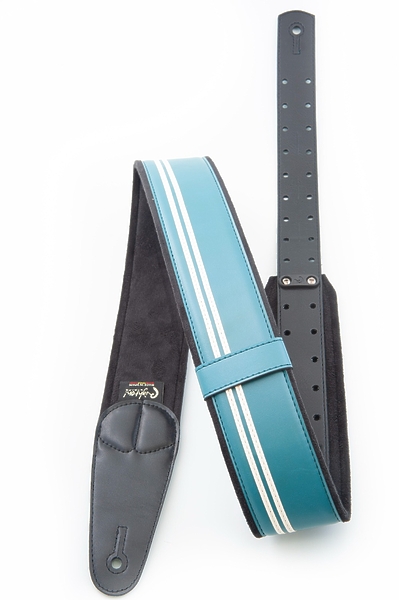 Ремень для гитары RightOn Straps Mojo Race Teal артикул 331618Si-1 фото 3