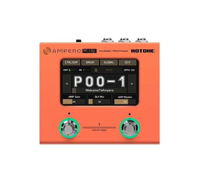 Процессор эффектов HOTONE Ampero Mini Orange артикул 310170Si-1