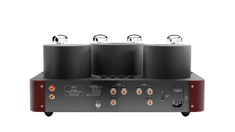 Ламповый усилитель мощности Fezz Audio Titania Power Amplifier EVO Burning Red артикул 332490Si-1 фото 5