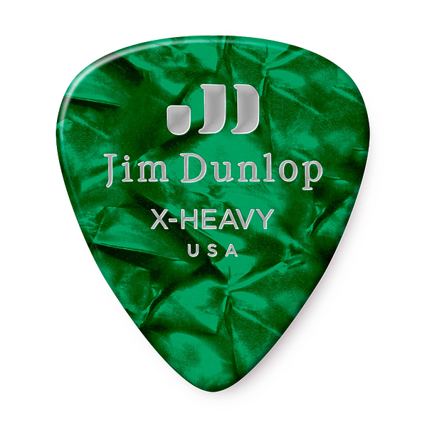 Медиаторы Dunlop 483P12XH Celluloid Green Pearloid Extra Heavy (12 шт) артикул 312917Si-1