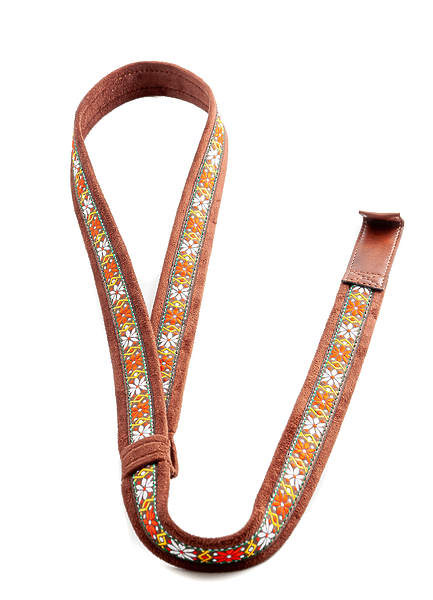 Ремень для гитары RightOn Straps Classical Hook Rumba Brown артикул 331669Si-1