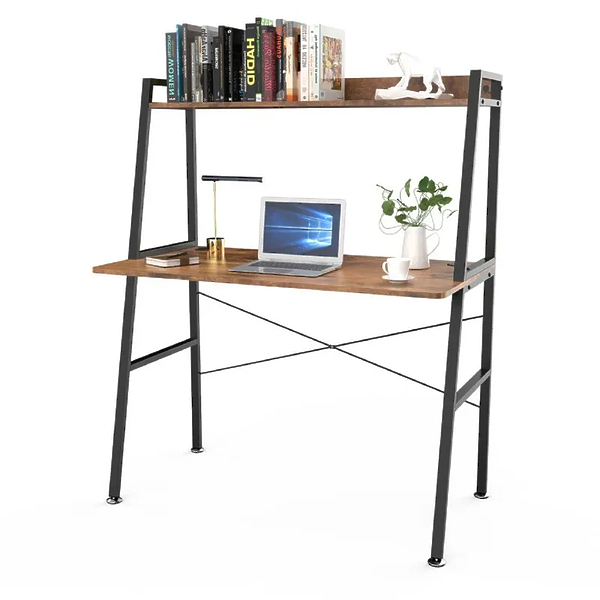 Стол письменный (для компьютера) EUREKA ERK-LD-43VP Brown артикул 267012Si-1