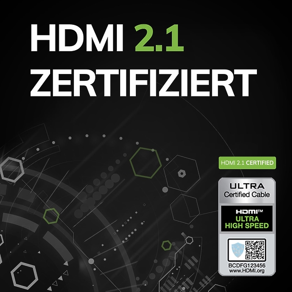 HDMI-кабель Oehlbach PERFORMANCE Black Magic MKII, UHS HDMI, 5,0m black, D1C92496 артикул 309252Si-1 фото 8